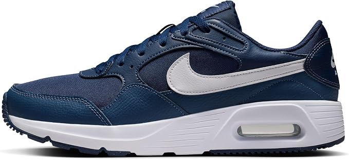 Walk & Walk Midnight AirFlex Sneakers – Navy Blue & White Casual Sports Shoes