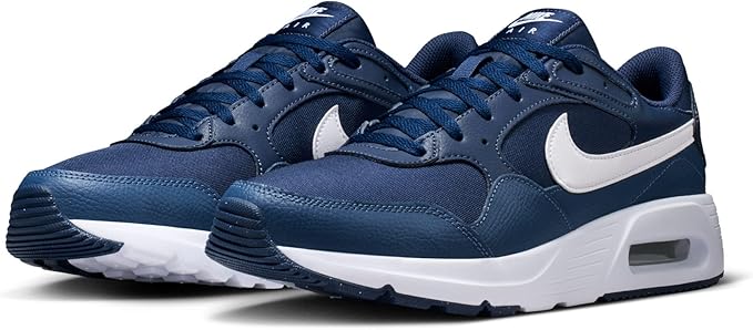 Walk & Walk Midnight AirFlex Sneakers – Navy Blue & White Casual Sports Shoes