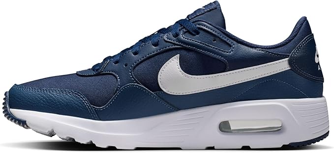 Walk & Walk Midnight AirFlex Sneakers – Navy Blue & White Casual Sports Shoes